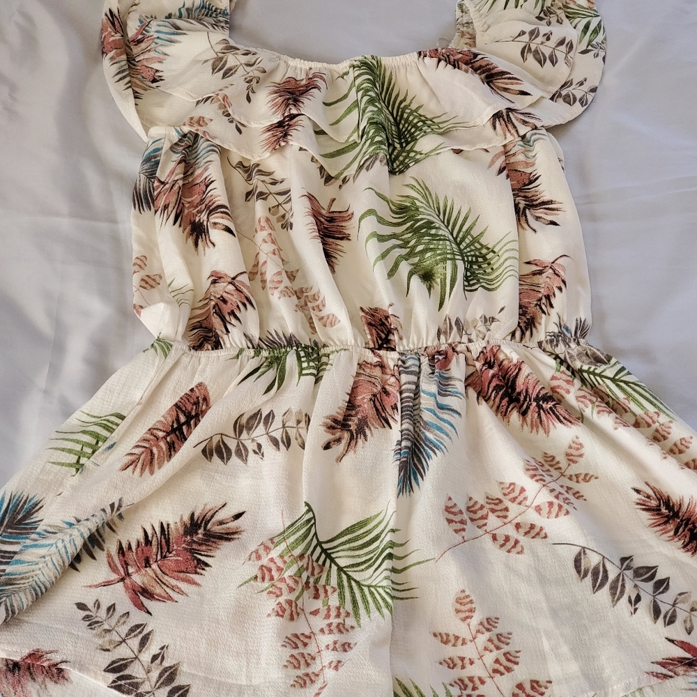 Fashion nova 1xl tropical romper onesie